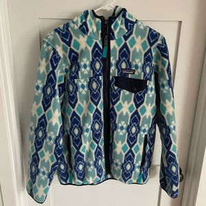 Womens Patagonia fleece hoodie zip up